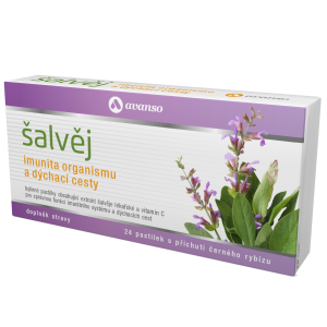 Šalvěj pastilky – první pomoc, která skvěle chutná